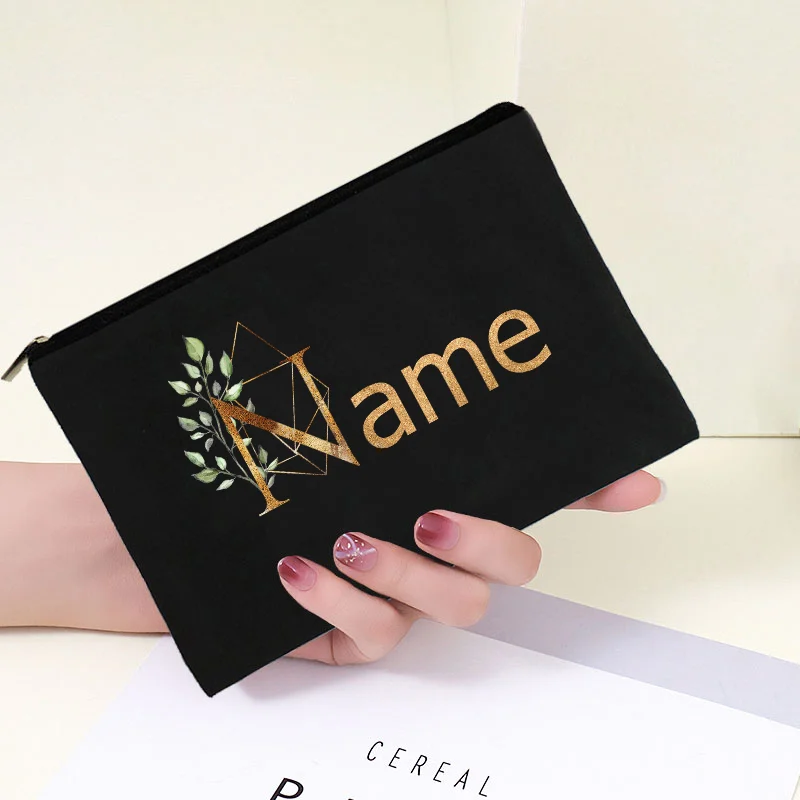 Women Bags Name - ชื่อดอกไม้ที่กำหนดเองผู้หญิงงานแต่งงานกระเป๋าเครื่องสำอางค์แต่งหน้ากระเป๋ากระเป๋ากระเป๋ากระเป๋าเดินทางสาวล้างกล่องเก็บอุปกรณ์จัดระเบียบของในห้องน้ำ