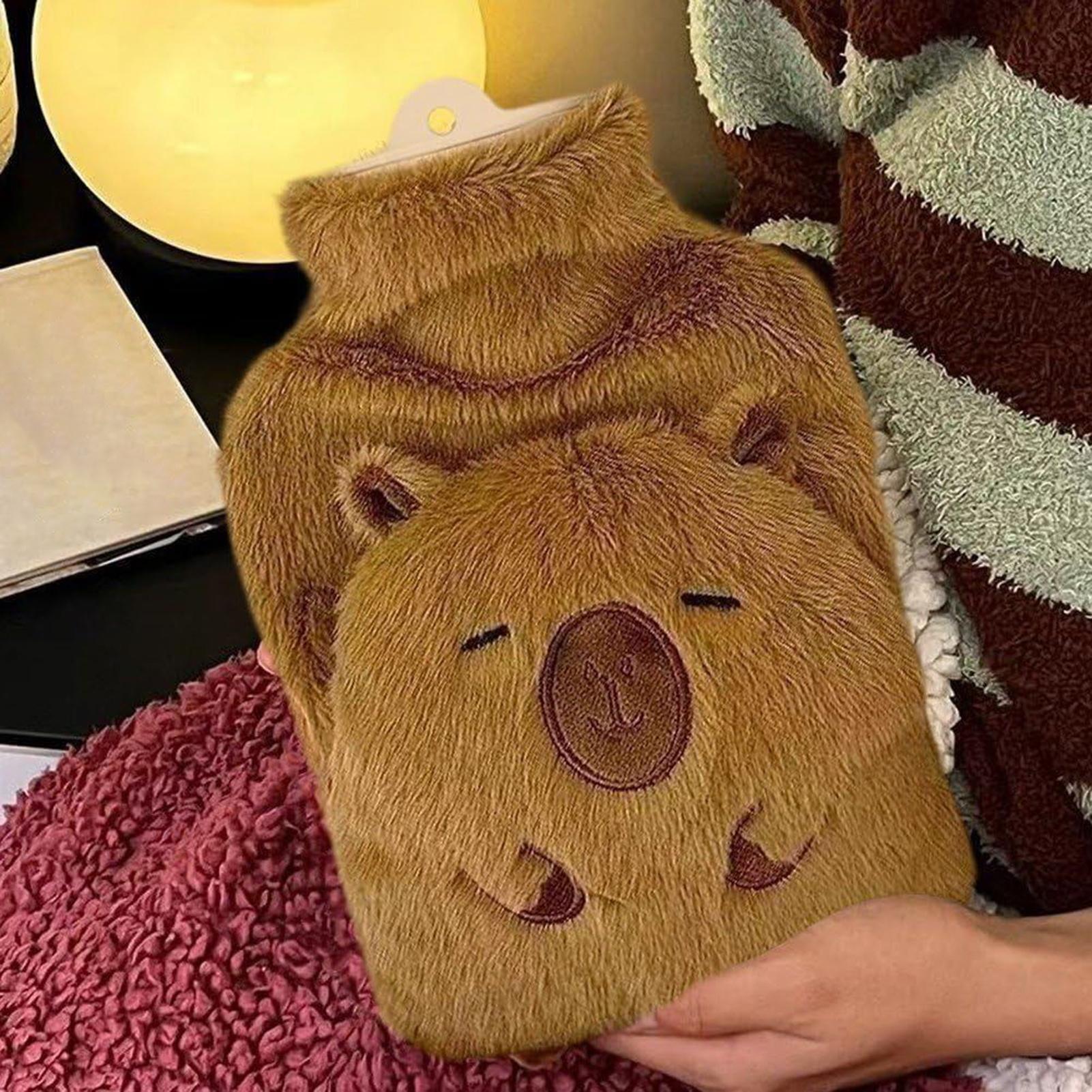 Women Bags Under 1000 - กระเป๋าน้ำร้อนรูปคาปิบารา เก็บความร้อน 1000 มล. อุ่นมือ อุ่นเท้า