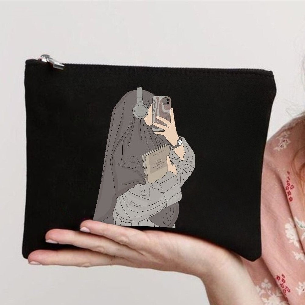 Women Bags For Eid - กระเป๋าเครื่องสำอางสำหรับผู้หญิง แฟชั่นผ้าโพกศีรษะ กระเป๋าเครื่องสำอางสำหรับสาวฮิญาบ ของขวัญสำหรับสาวมุสลิม ของขวัญอิสลาม ของขวัญวันอีด