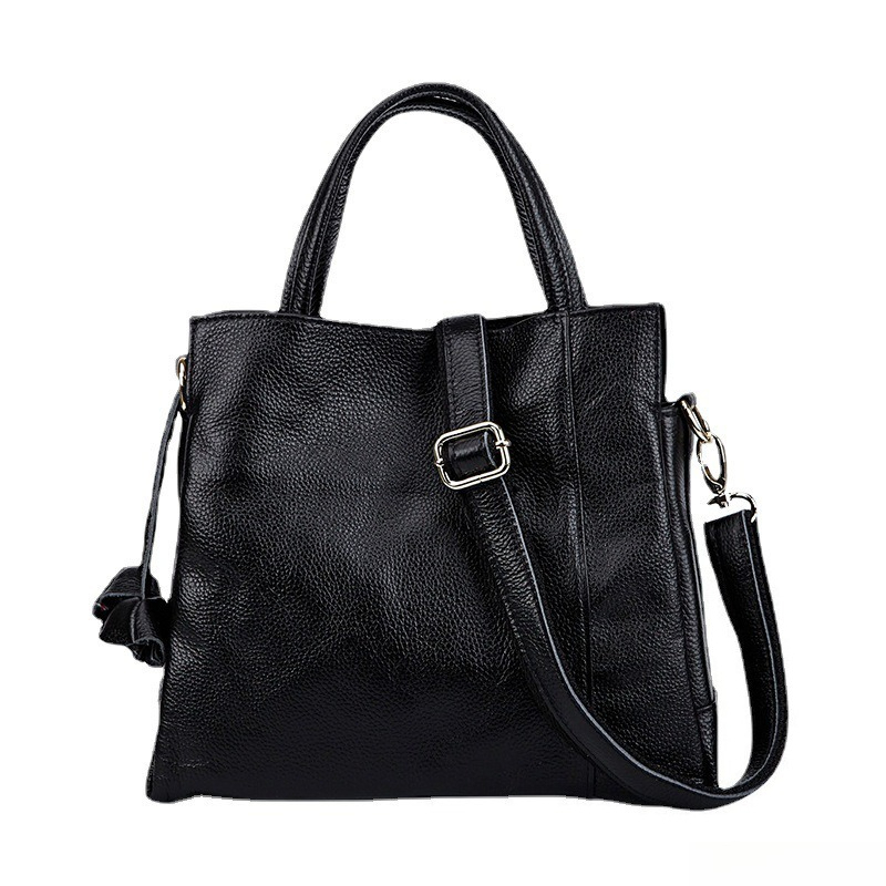 Top Handle Structured - กระเป๋าสะพายไหล่หนังแท้สำหรับผู้หญิง ดีไซน์หรูหรา ขนาดเล็ก ทรงสวยสง่า พร้อมหูหิ้วด้านบน เหมาะสำหรับใช้ในชีวิตประจำวันและทำงาน