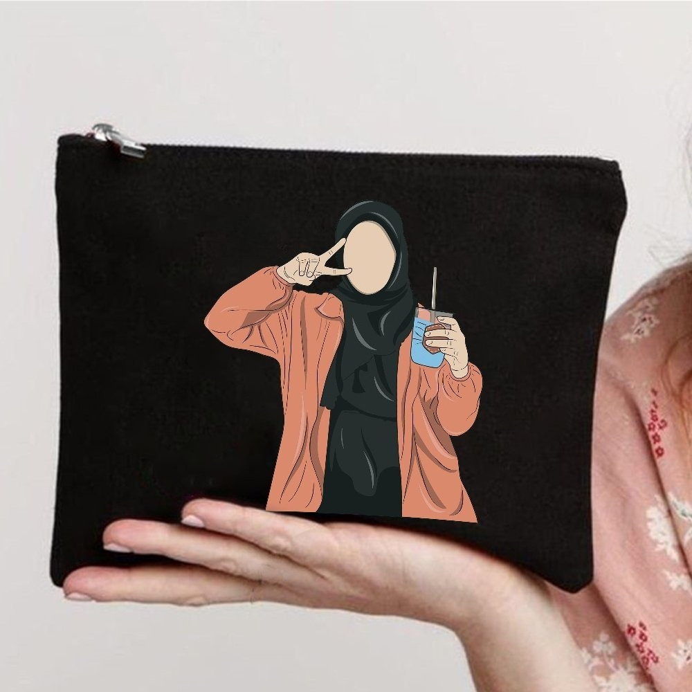 Women Bags For Eid - กระเป๋าเครื่องสำอางสำหรับผู้หญิง แฟชั่นผ้าโพกศีรษะ กระเป๋าเครื่องสำอางสำหรับสาวฮิญาบ ของขวัญสำหรับสาวมุสลิม ของขวัญอิสลาม ของขวัญวันอีด