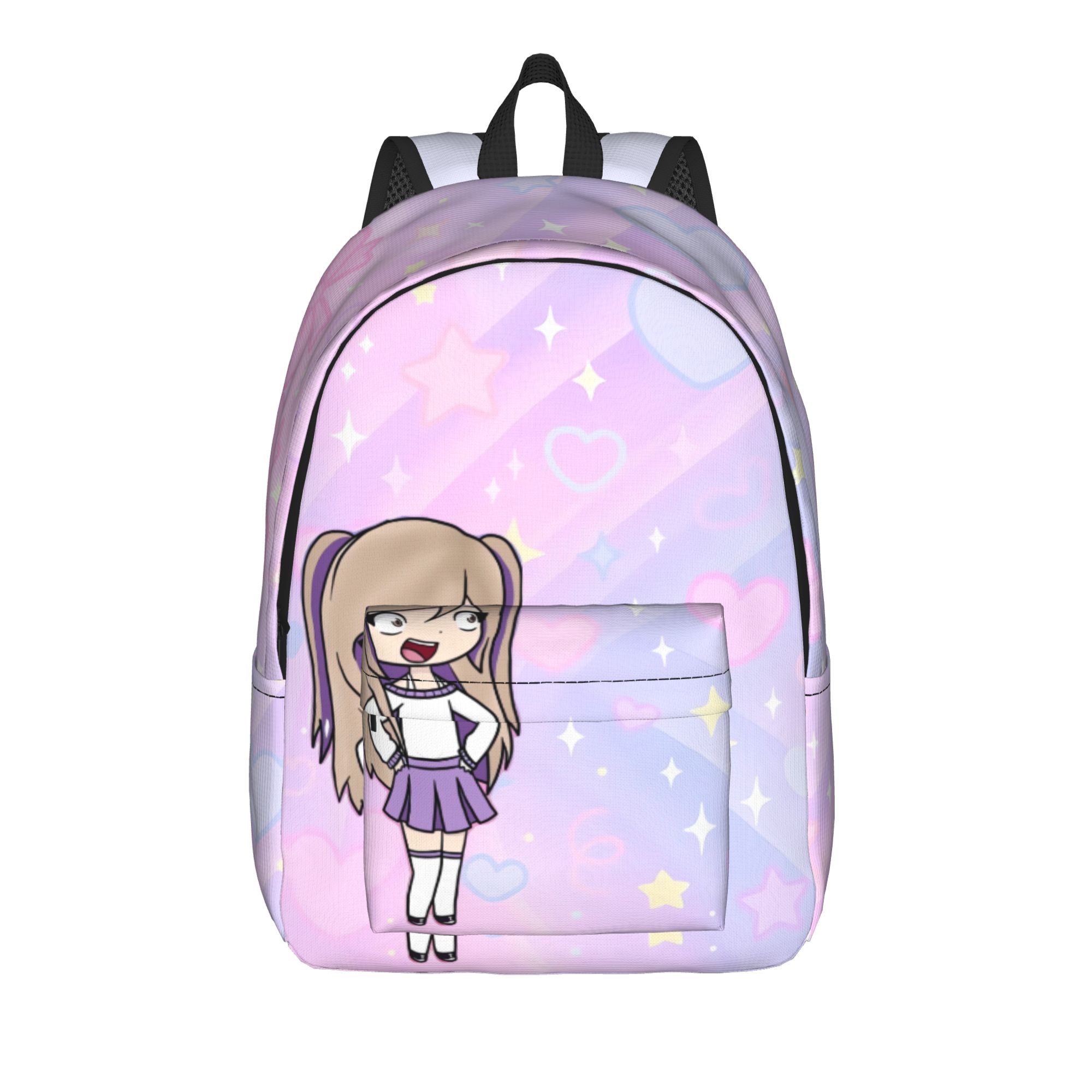 Women Bags For College - กระเป๋าเป้สีชมพูอ่อนลายโบว์ Lyna Vallejos กระเป๋าเป้สำหรับนักศึกษาหญิง กระเป๋าเป้ขนาดใหญ่สำหรับโรงเรียนมัธยมปลาย กระเป๋าเป้สไตล์สวยงาม