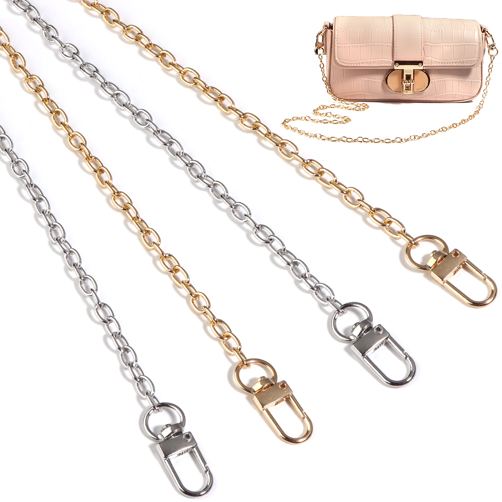 Women Bags Dkny - 20/40/80/120 ซม.โลหะอลูมิเนียมกระเป๋าไหล่เข็มขัดเปลี่ยนสายคล้องกระเป๋าสําหรับผู้หญิง Handmade EXTENSION CHAIN กระเป๋าอุปกรณ์เสริม