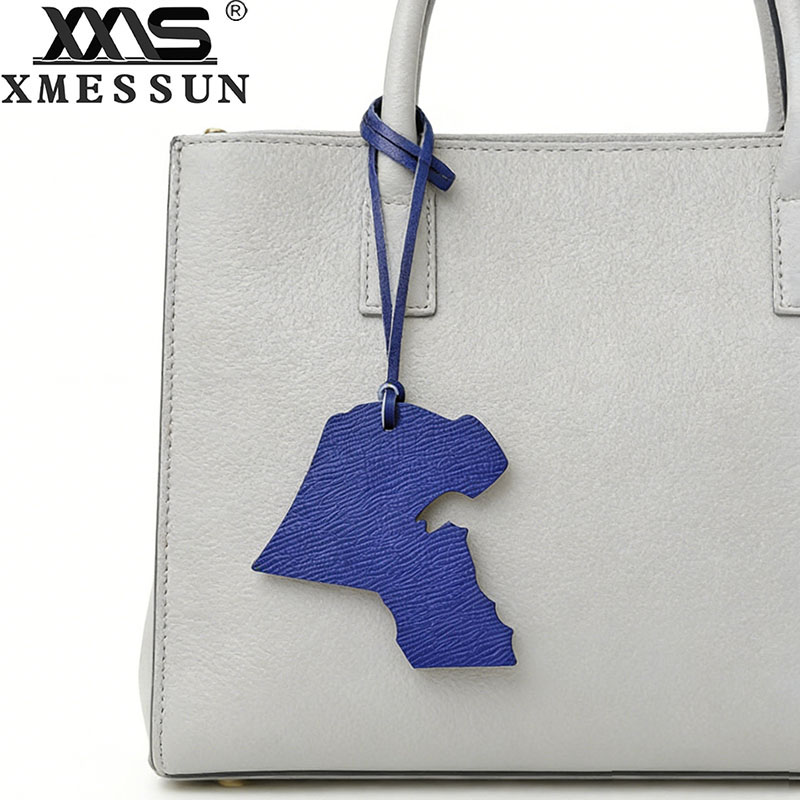 Women Bags Kuwait - พวงกุญแจหนังแท้ลายแผนที่คูเวต แฟชั่นสำหรับผู้หญิง จี้ห้อยกระเป๋า สไตล์ INS ขายส่ง