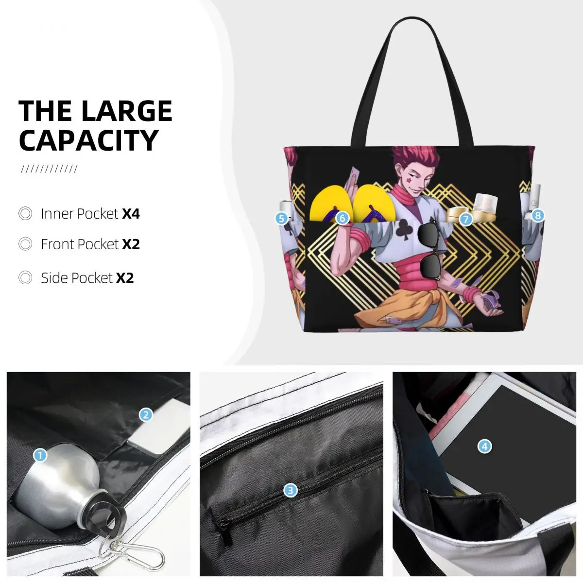 กระเป๋าโท้ทลายฮิโซกะจากอนิเมะ  - Women X Bags บทวิจารณ์และราคา