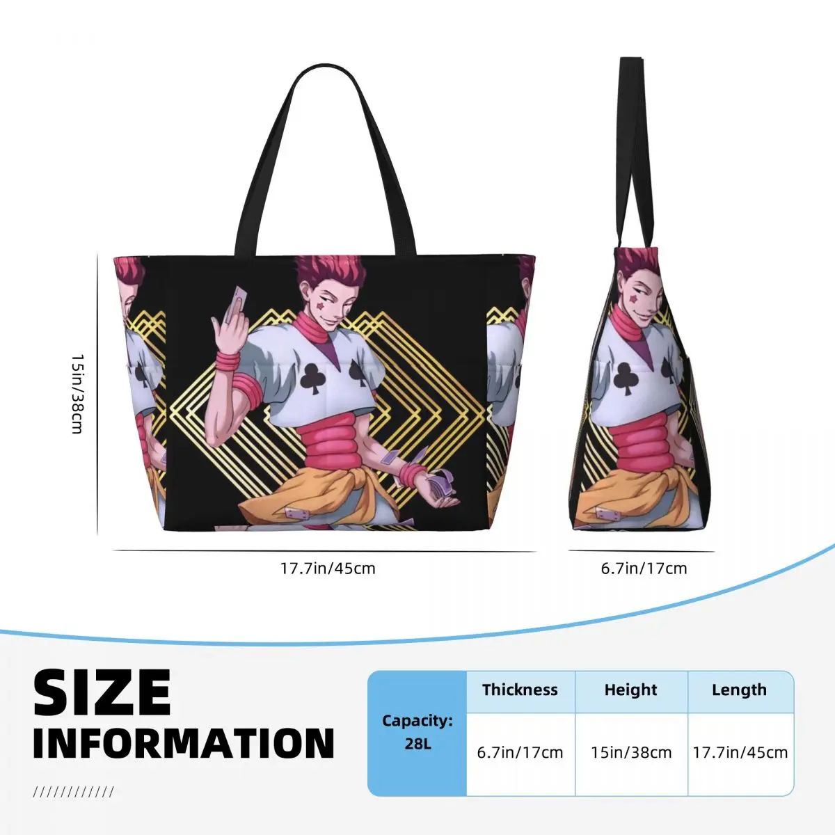 กระเป๋าโท้ทลายฮิโซกะจากอนิเมะ  - Women X Bags บทวิจารณ์และราคา