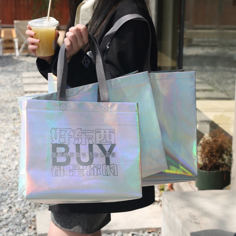 10 ชิ้น/ล็อต กระเป๋าผ้าสปันบอน - Women Bags For Eid บทวิจารณ์และราคา
