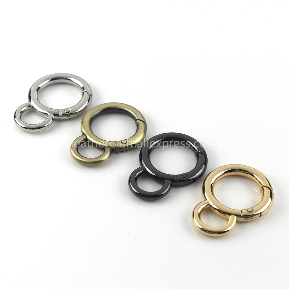 โลหะDouble Circle Snap Hook Sp - Circle Round Bag บทวิจารณ์และราคา