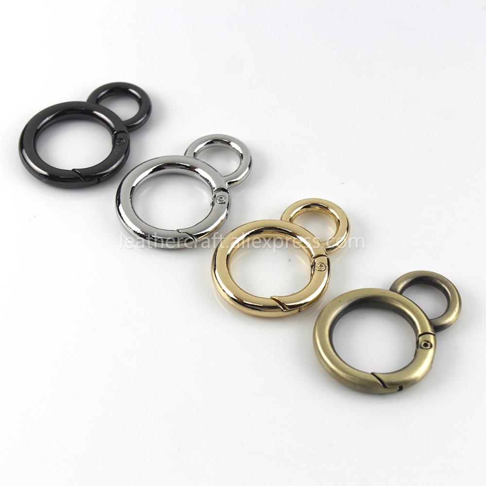 โลหะDouble Circle Snap Hook Sp - Circle Round Bag บทวิจารณ์และราคา