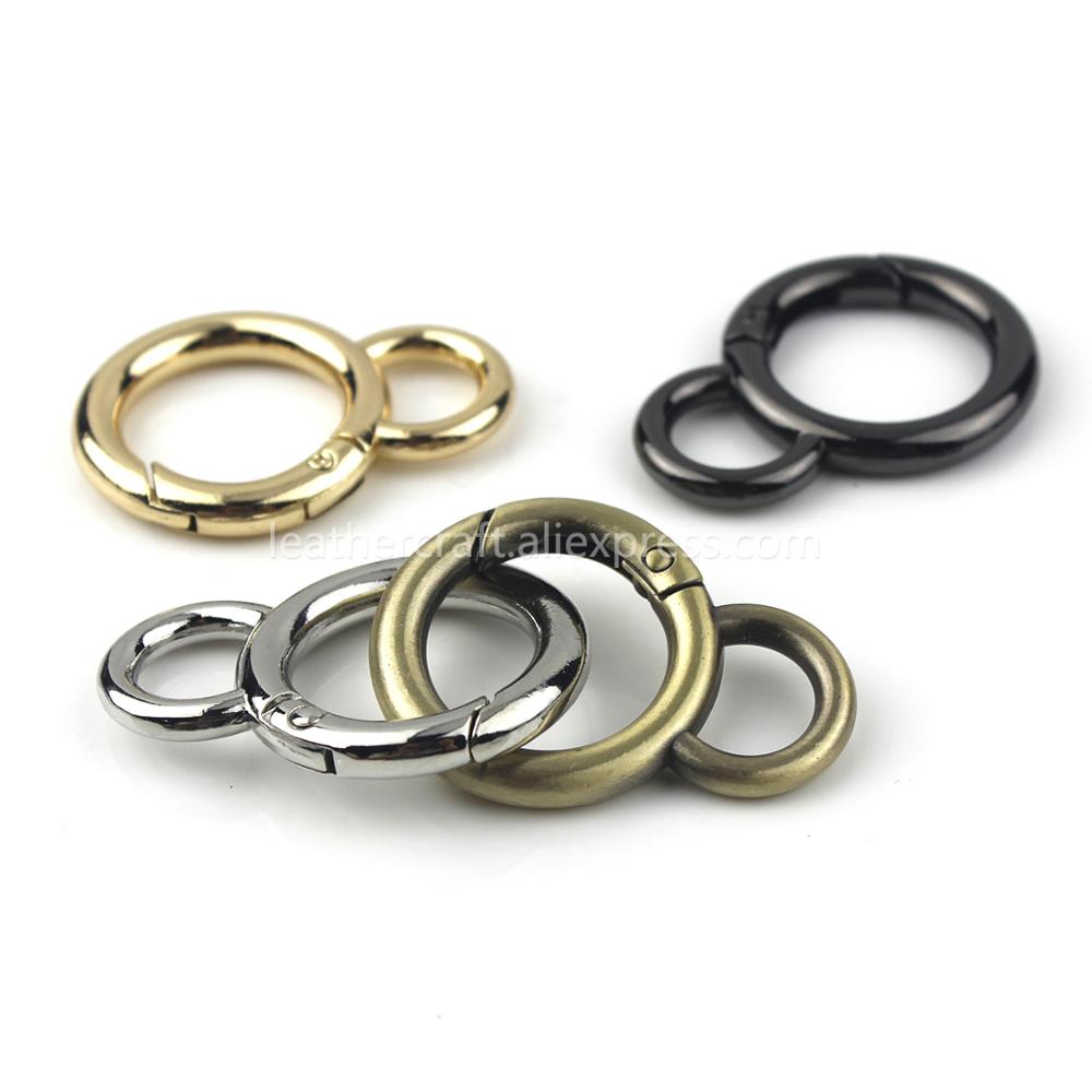 โลหะDouble Circle Snap Hook Sp - Circle Round Bag บทวิจารณ์และราคา