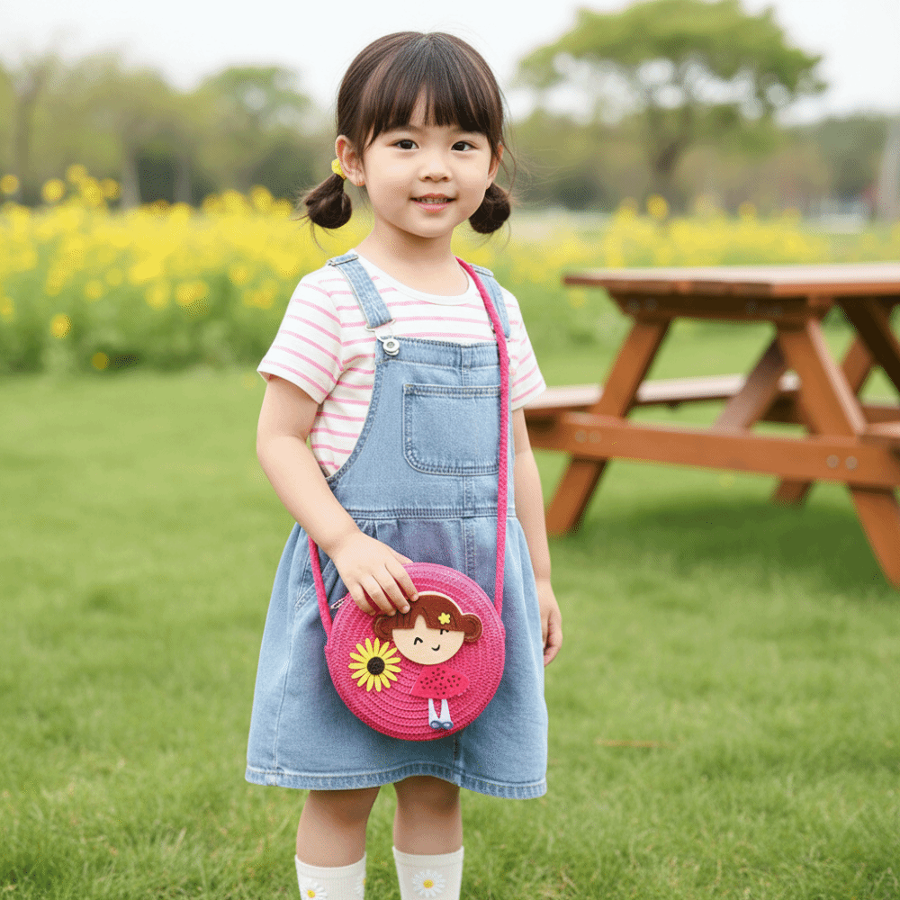 กระเป๋าสะพายไหล่สานด้วยมือสุดส - Woven Straw Bag บทวิจารณ์และราคา