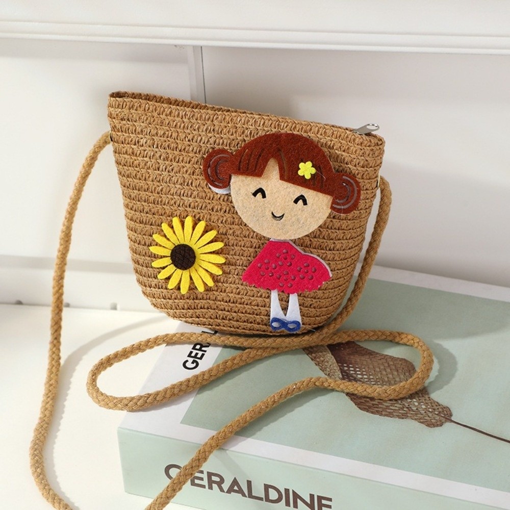 กระเป๋าสะพายไหล่สานด้วยมือสุดส - Woven Straw Bag บทวิจารณ์และราคา