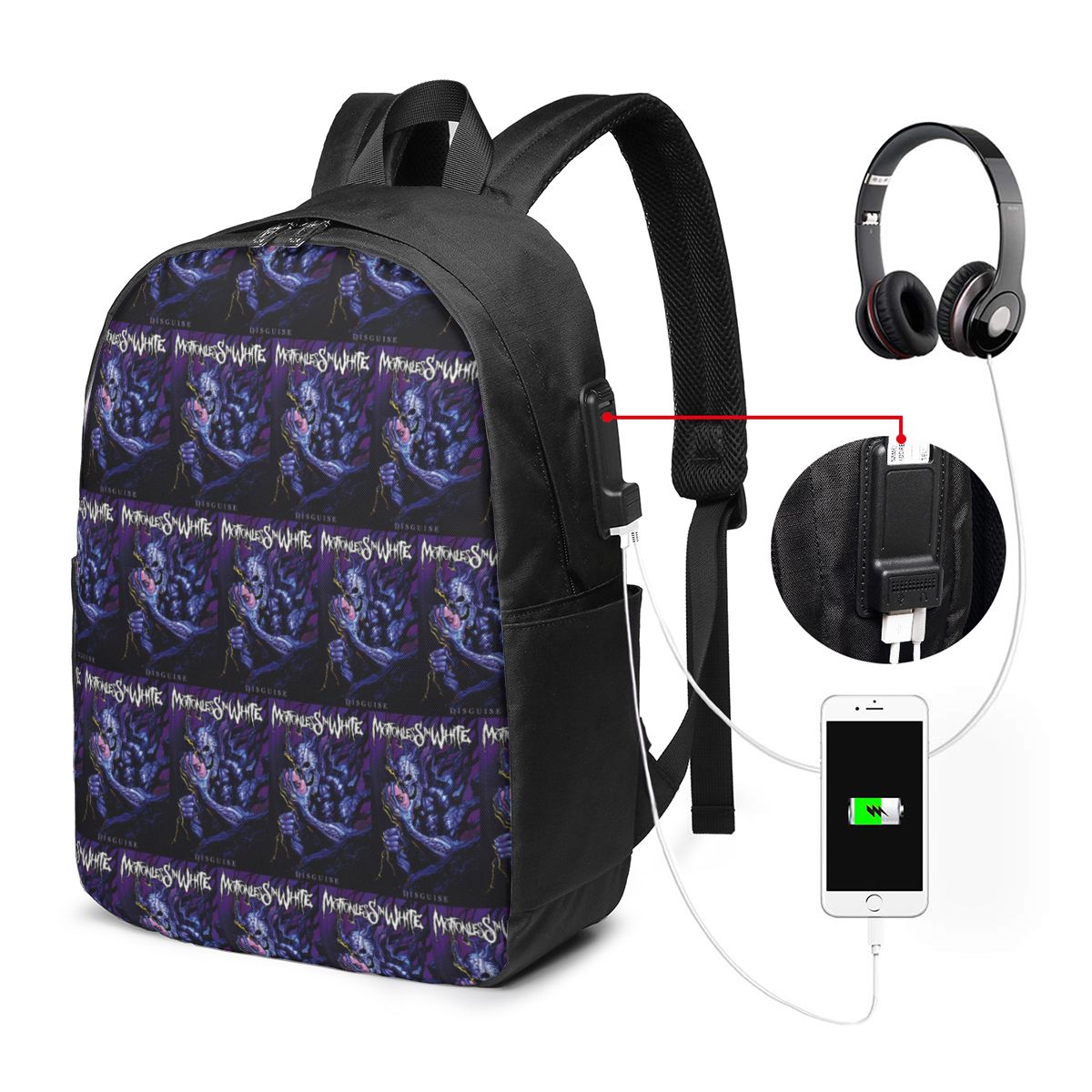 กระเป๋าเป้สะพายหลังสีขาว Motio - Women'S Bag บทวิจารณ์และราคา