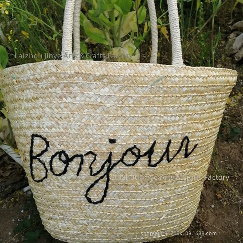 กระเป๋าถือสานจากฟางข้าวสาลีปัก - Woven Straw Bag บทวิจารณ์และราคา