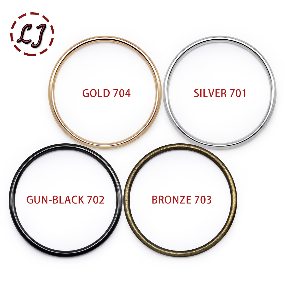ใหม่10ชิ้น58มม. สีบรอนซ์ทองเงิ - Circle Round Bag บทวิจารณ์และราคา