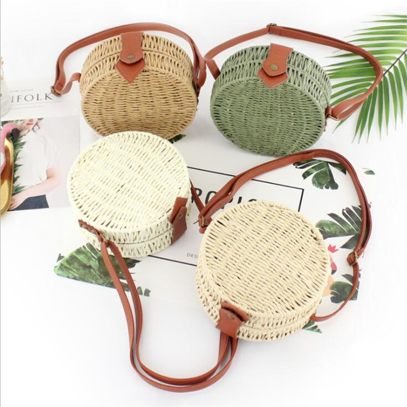 ผู้หญิงฤดูร้อนกระเป๋าหวายรอบฟา - Circle Round Bag บทวิจารณ์และราคา