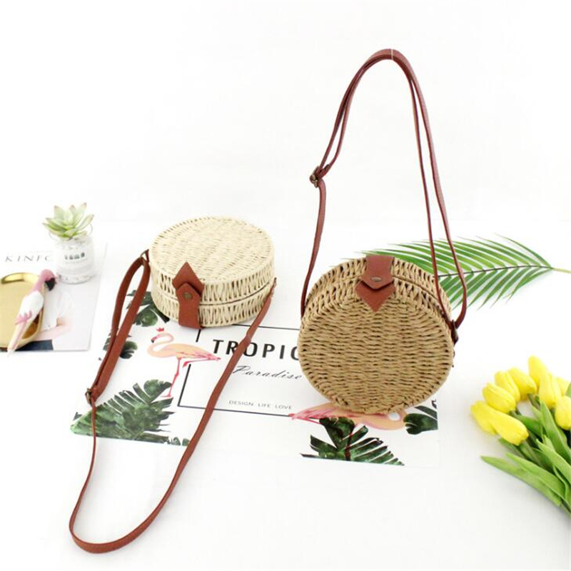 ผู้หญิงฤดูร้อนกระเป๋าหวายรอบฟา - Circle Round Bag บทวิจารณ์และราคา