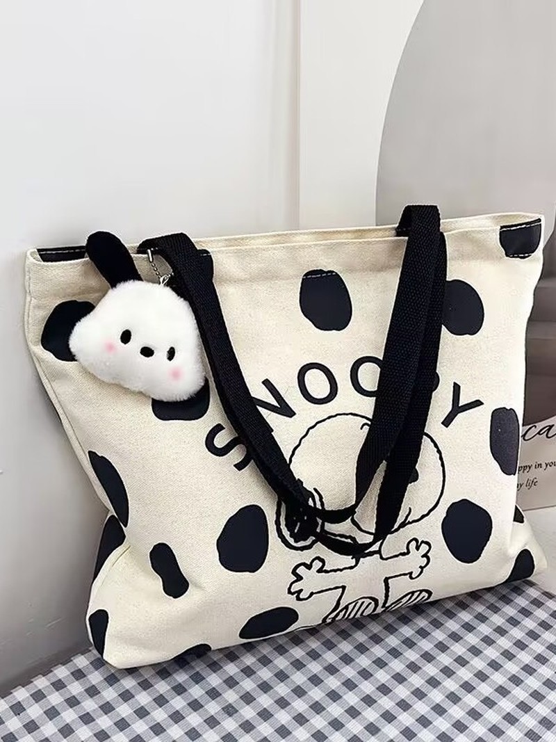 กระเป๋าสะพายผ้าแคนวาสลายการ์ตู - Women Bags Dkny บทวิจารณ์และราคา