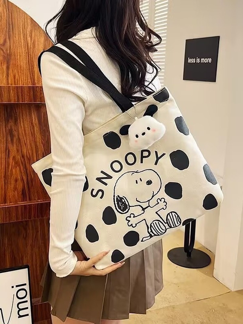 กระเป๋าสะพายผ้าแคนวาสลายการ์ตู - Women Bags Dkny บทวิจารณ์และราคา