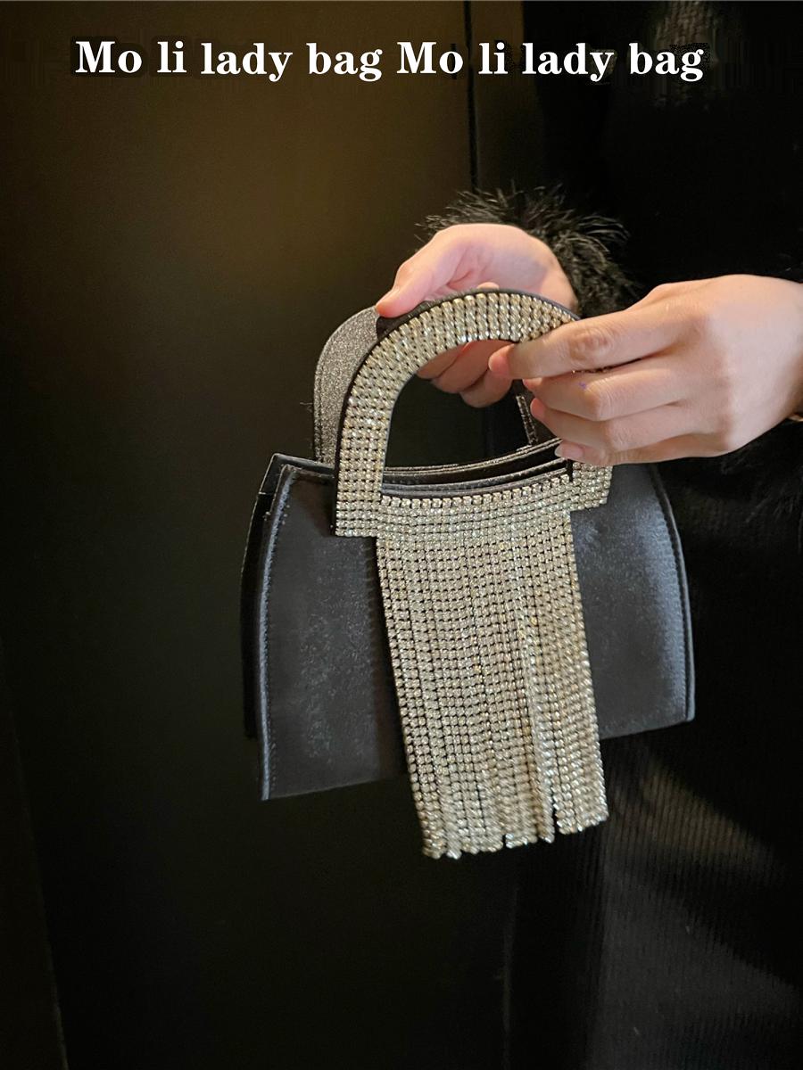 กระเป๋าถือผ้าไหมทรงสี่เหลี่ยมเ - Women'S Young Bags บทวิจารณ์และราคา