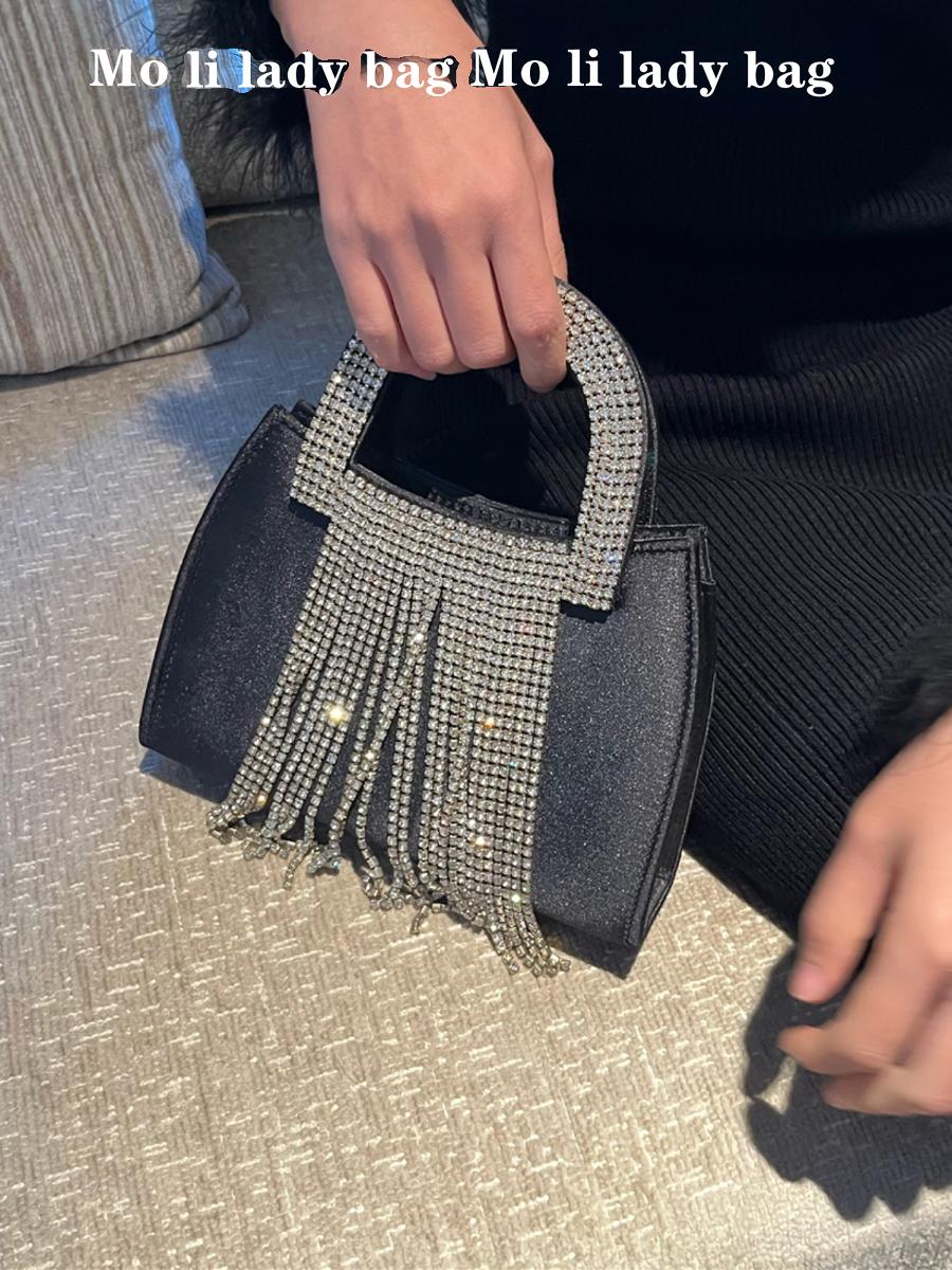 กระเป๋าถือผ้าไหมทรงสี่เหลี่ยมเ - Women'S Young Bags บทวิจารณ์และราคา