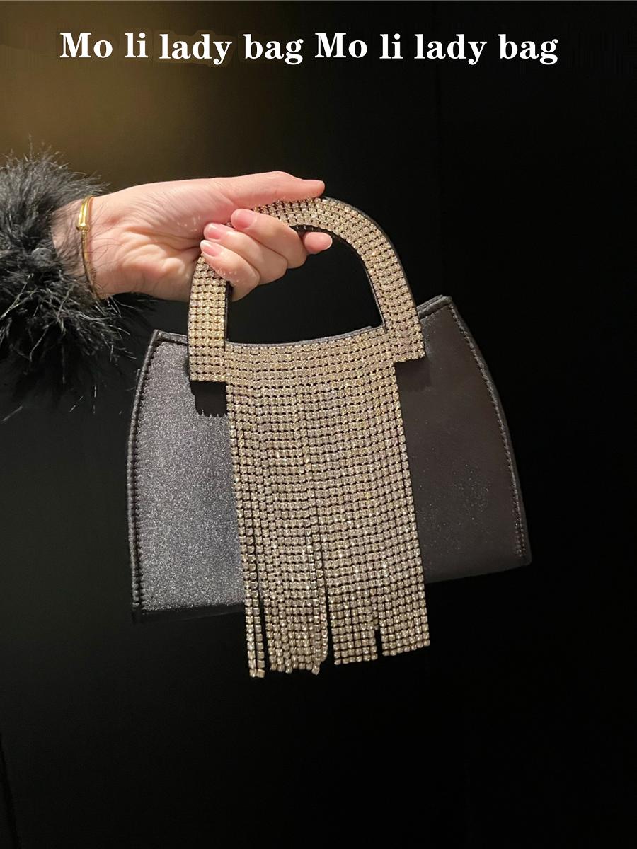 กระเป๋าถือผ้าไหมทรงสี่เหลี่ยมเ - Women'S Young Bags บทวิจารณ์และราคา