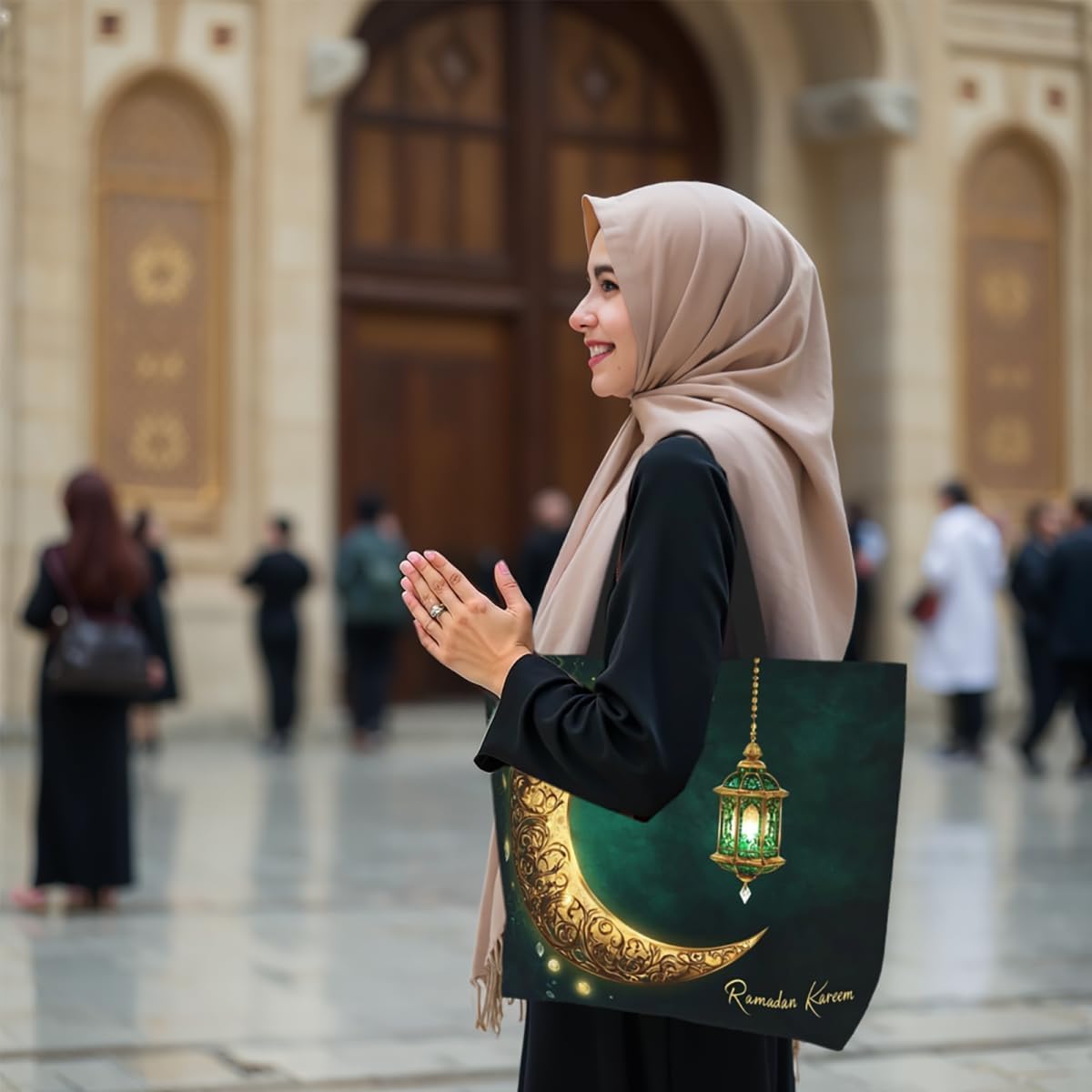 Ramadan Tote Bag Women Eid Mub - Women Bags For Eid บทวิจารณ์และราคา