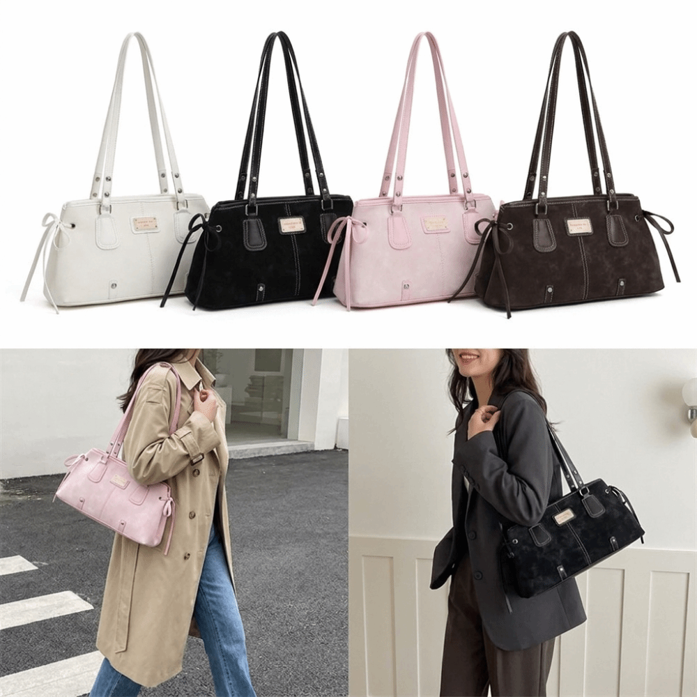 กระเป๋าโท้ทหนังเทียมสไตล์มินิม - Top Handle Structured บทวิจารณ์และราคา