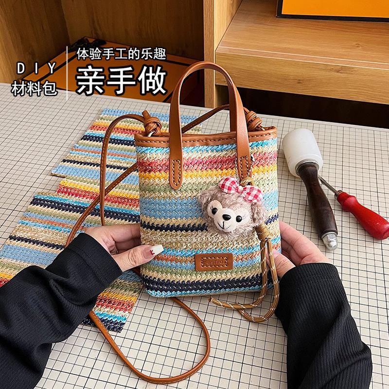 ชุดถักกระเป๋า DIY สำหรับผู้เริ - Women'S Retro Bags บทวิจารณ์และราคา