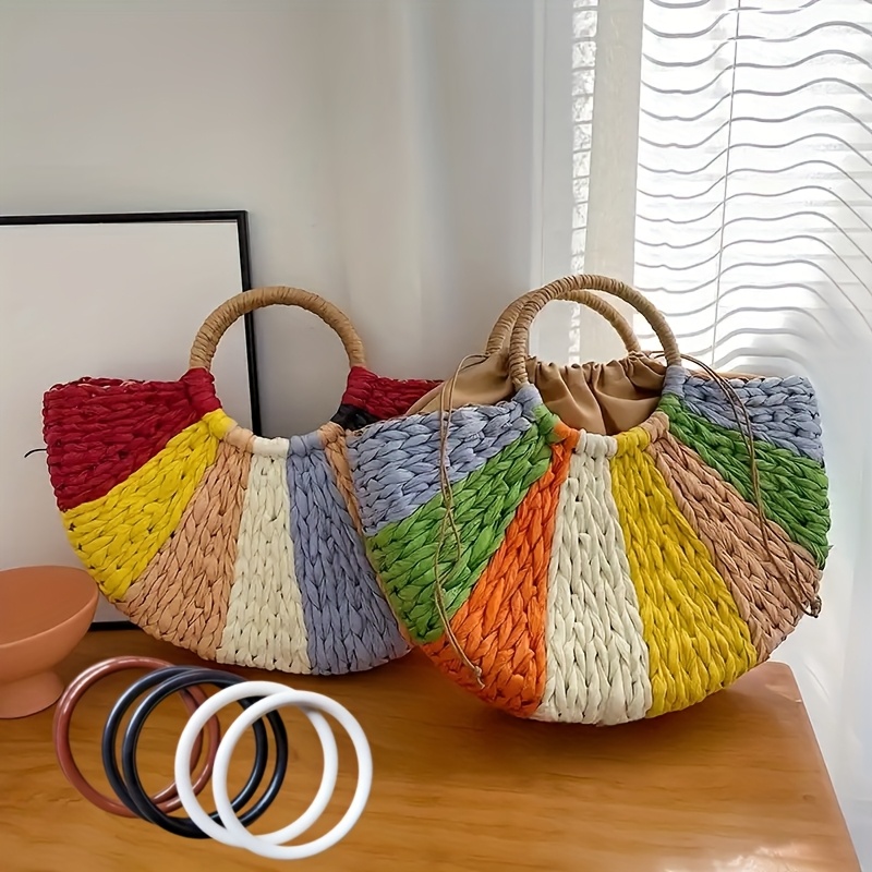 ห่วงหิ้วกระเป๋าทรงกลมแบบแข็ง ท - Circle Round Bag บทวิจารณ์และราคา