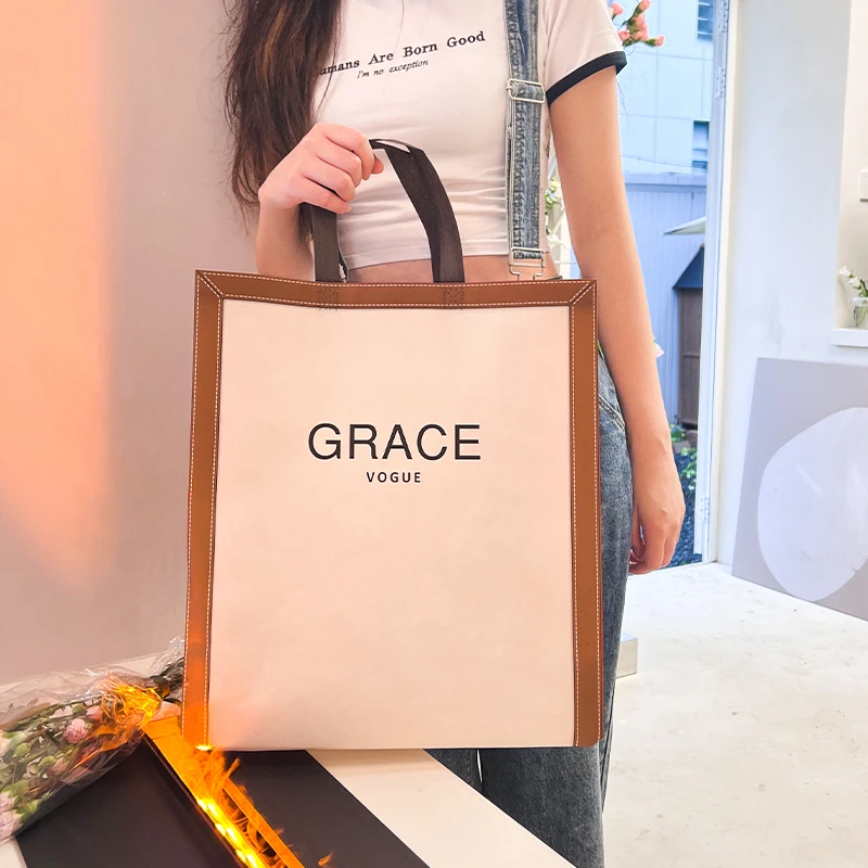 10 ชิ้น ถุงช้อปปิ้งผ้าไม่ทอ สำ - Women Bags For Eid บทวิจารณ์และราคา