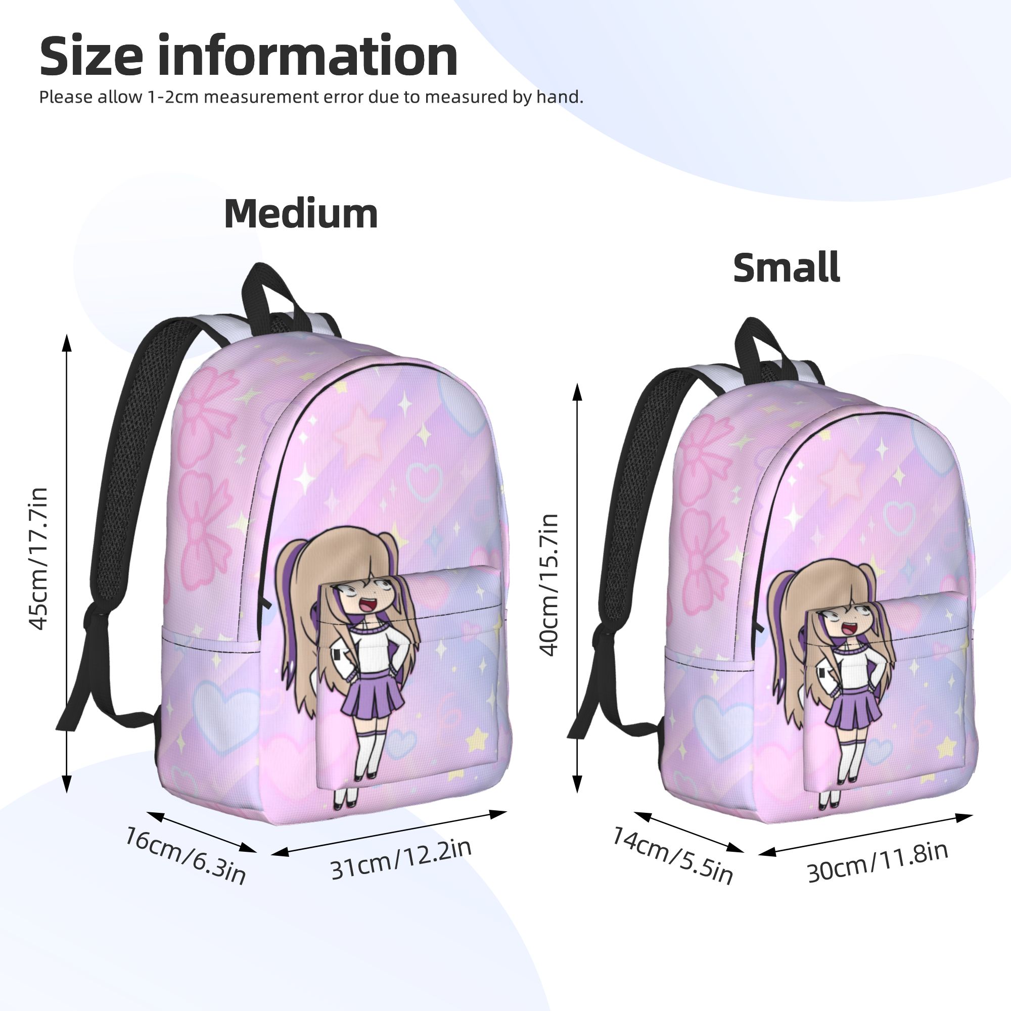 กระเป๋าเป้สีชมพูอ่อนลายโบว์ Ly - Women Bags For College บทวิจารณ์และราคา