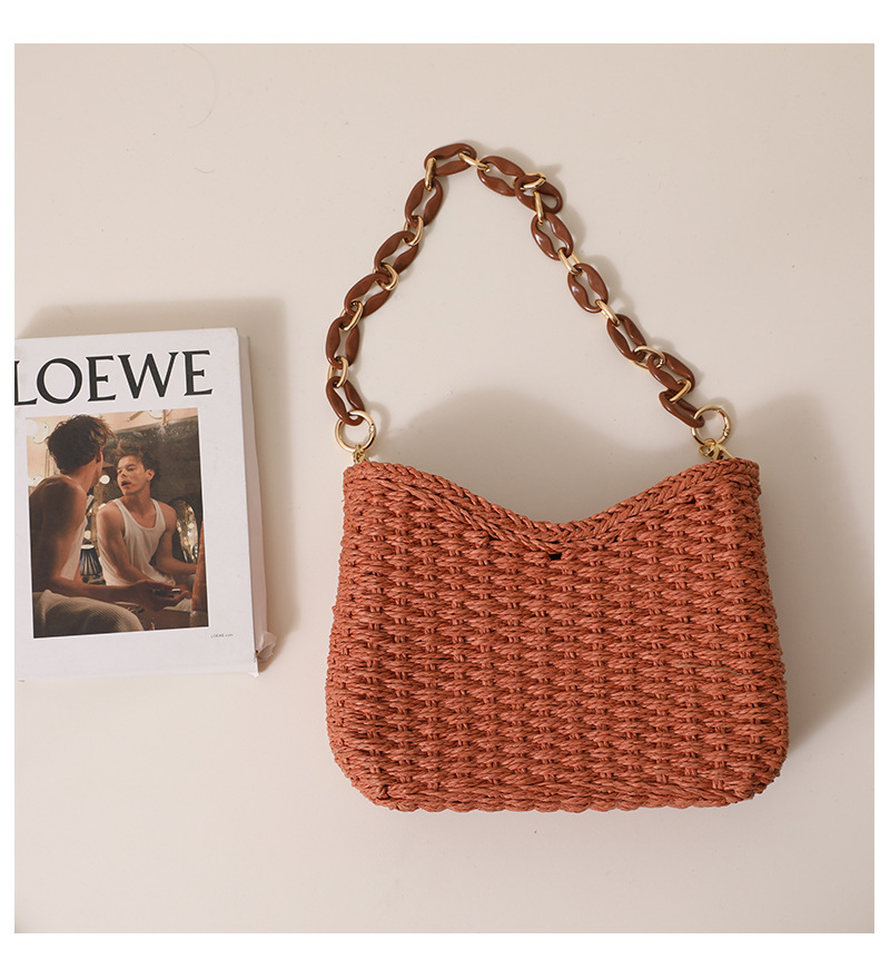 กระเป๋าสานจากฟางสำหรับผู้หญิง: - Woven Straw Bag บทวิจารณ์และราคา