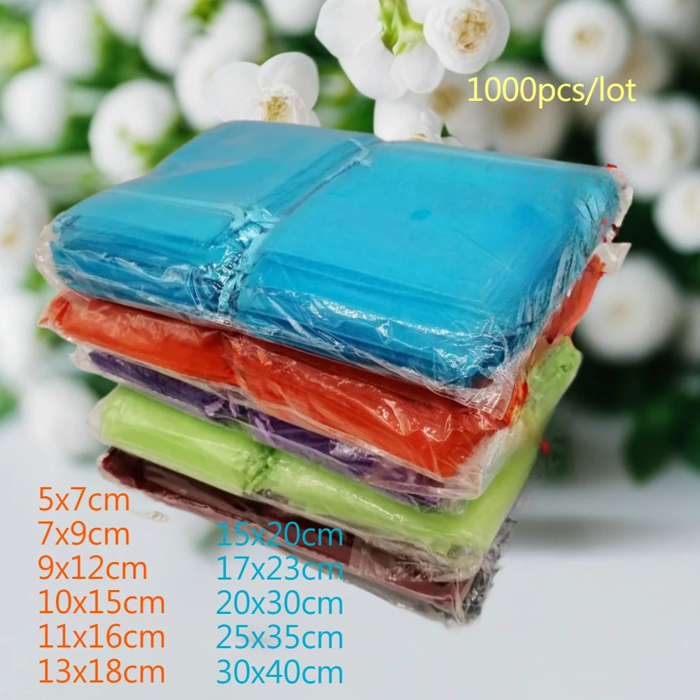 11 ขนาด 1000 ชิ้น Organza ของข - Women Bags For Eid บทวิจารณ์และราคา