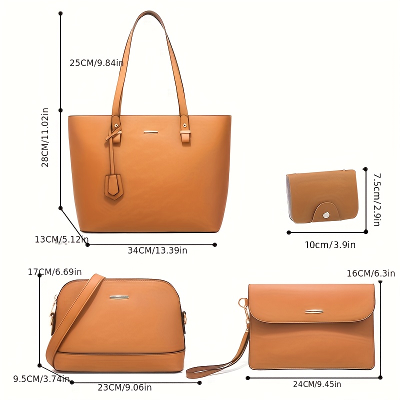 ชุดกระเป๋าแฟชั่นผู้หญิง 4 ชิ้น - Women Bags Dkny บทวิจารณ์และราคา