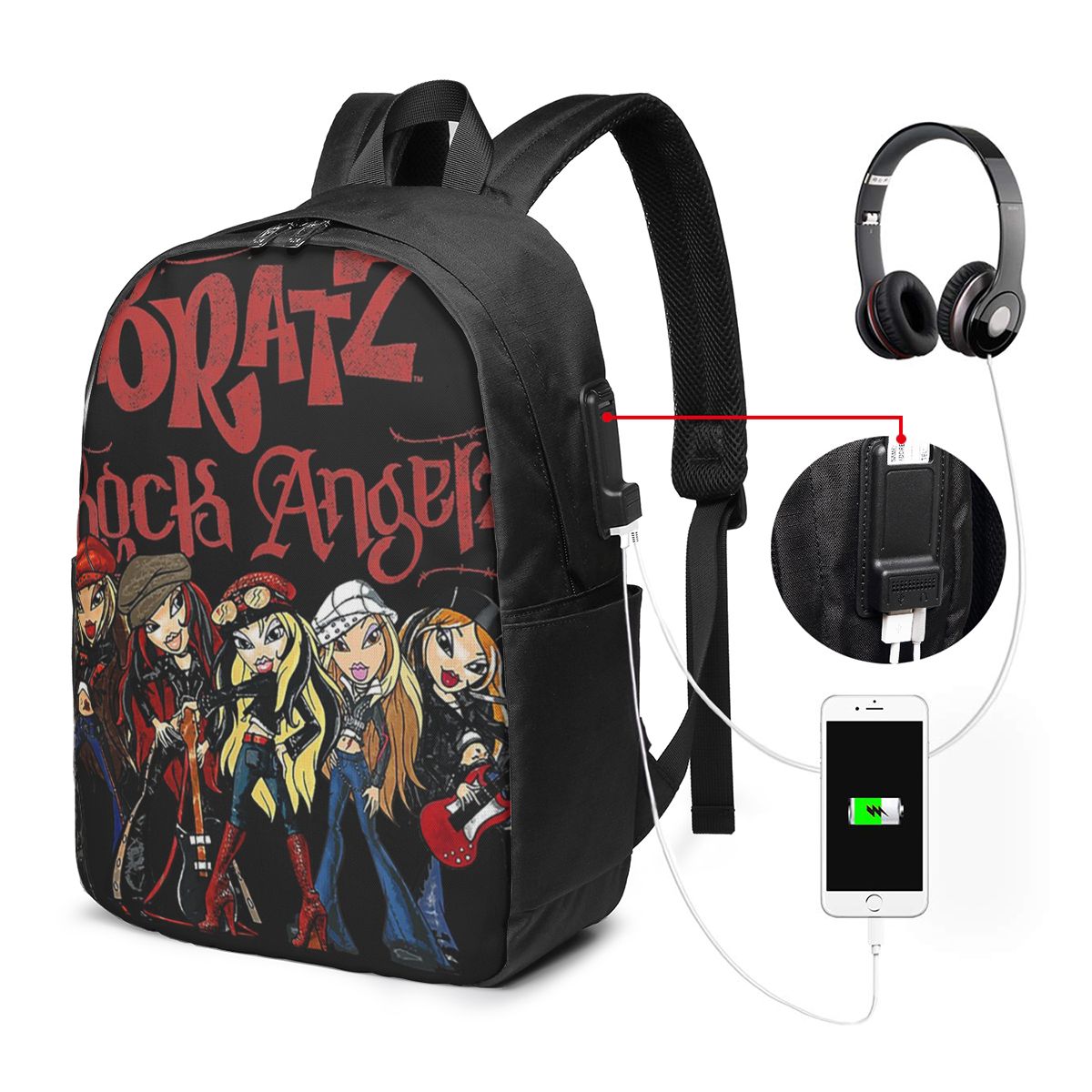 Bratz Rock Angelz Group Shot ก - Women'S Bag บทวิจารณ์และราคา