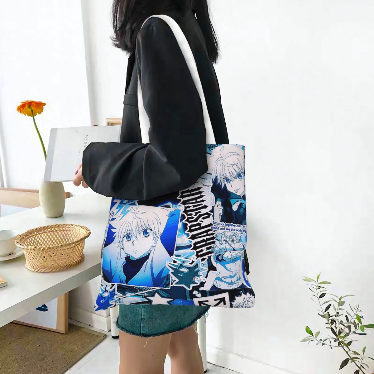 กระเป๋าช้อปปิ้งลายอนิเมะคิลัว  - Women X Bags บทวิจารณ์และราคา